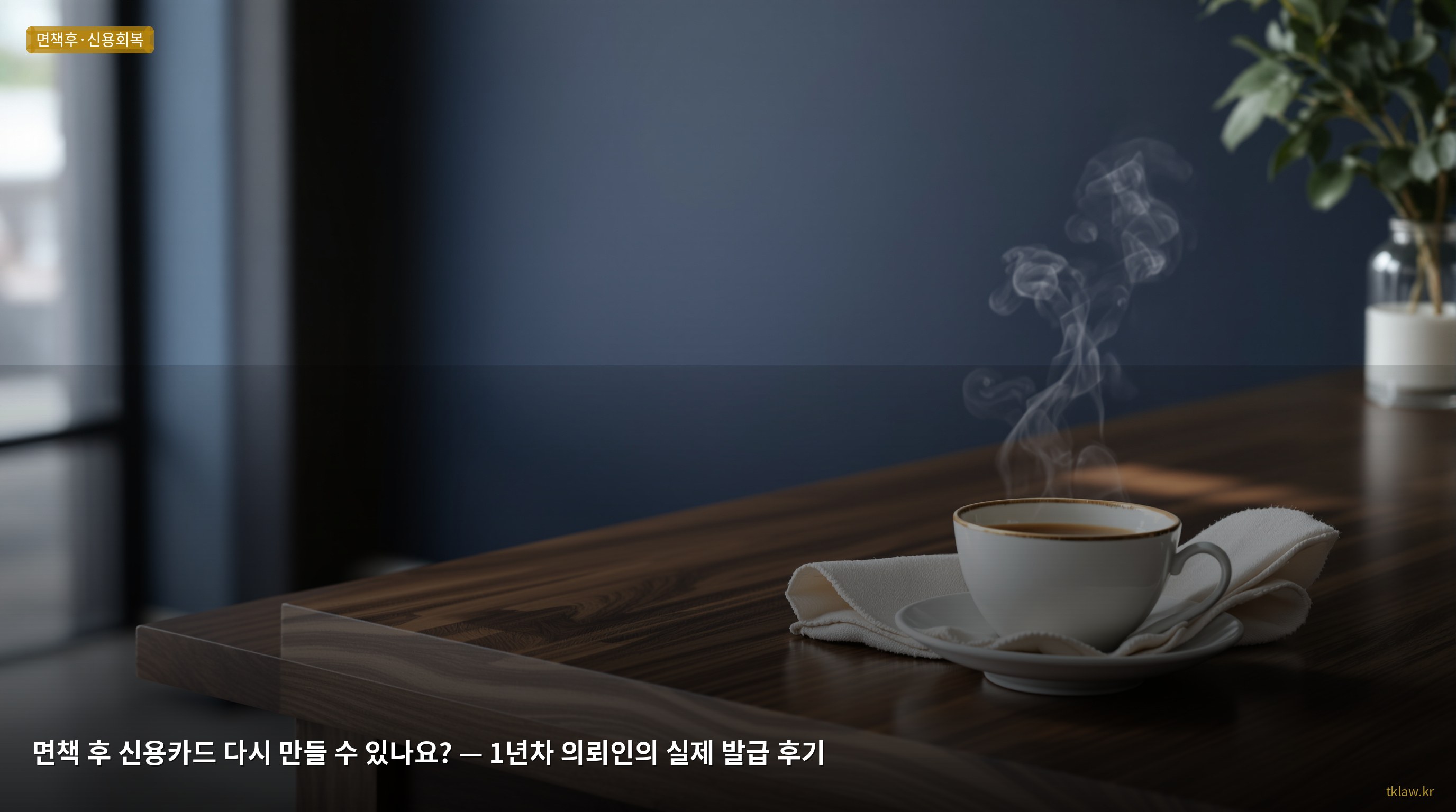 면책 후 신용카드 다시 만들 수 있나요? — 1년차 의뢰인의 실제 발급 후기
