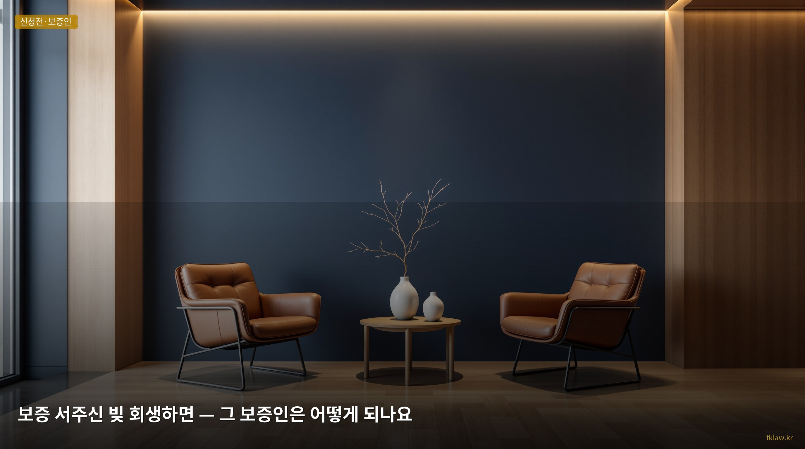 보증 서주신 빚 회생하면 — 그 보증인은 어떻게 되나요